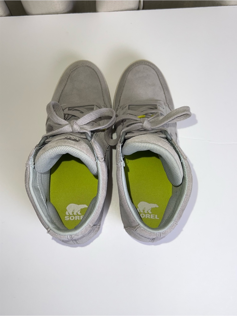 SOREL Out ‘N About Suede Wedge High-Top Sneaker/Booties - Picture 7 of 12